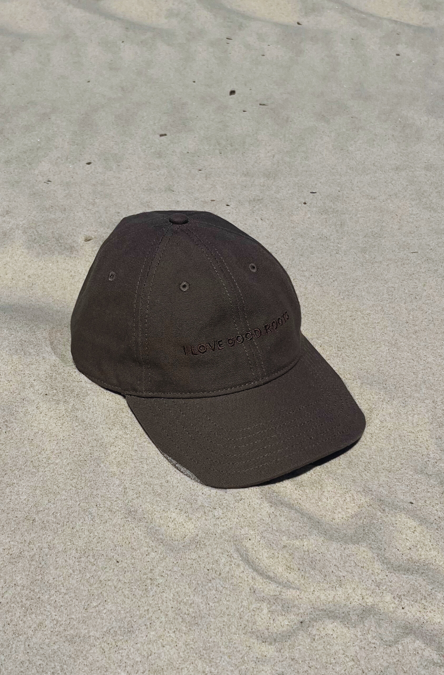 I Love Good Roots Cap - Walnut